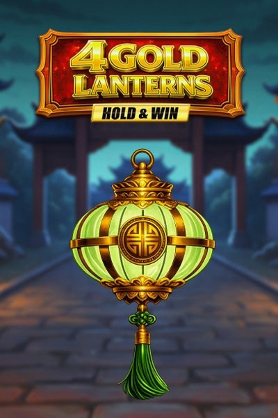 Obal automatu 4 Gold Lanterns Hold & Win v lobby Kingmaker Casino